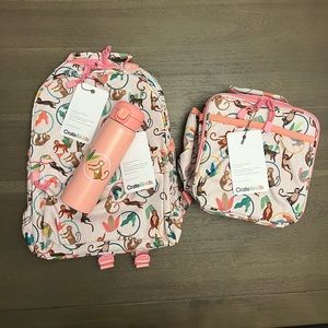 Crate & Barrel Kids Backpack, Lunchbox & Water bottle